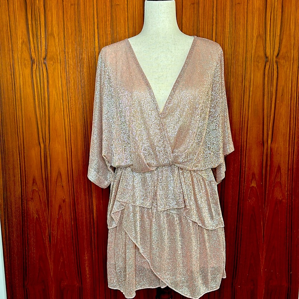 Iro dress FR36 US4 glitter light rose